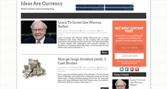 Desktop Screenshot of ideasarecurrency.com