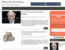 Tablet Screenshot of ideasarecurrency.com